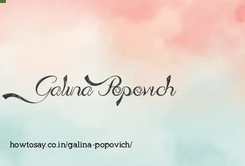 Galina Popovich