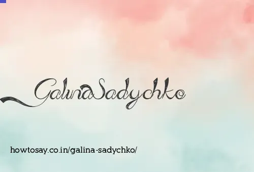 Galina Sadychko