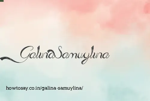 Galina Samuylina