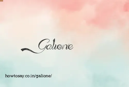 Galione