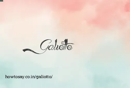 Galiotto