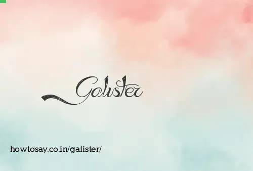 Galister