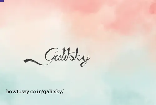 Galitsky