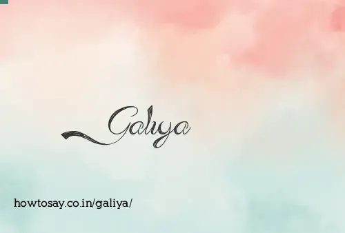 Galiya