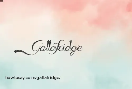 Gallafridge
