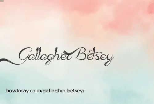 Gallagher Betsey