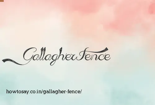 Gallagher Fence