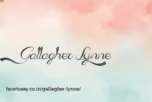 Gallagher Lynne
