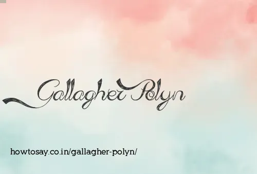 Gallagher Polyn