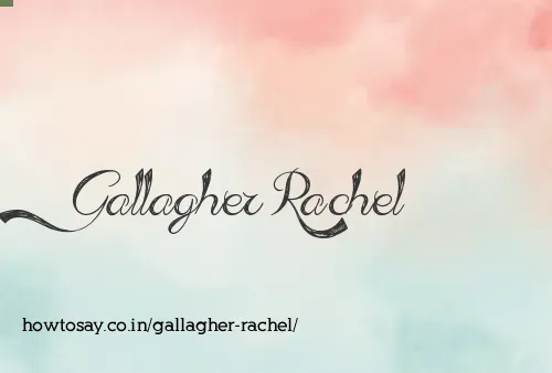 Gallagher Rachel