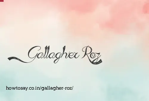 Gallagher Roz