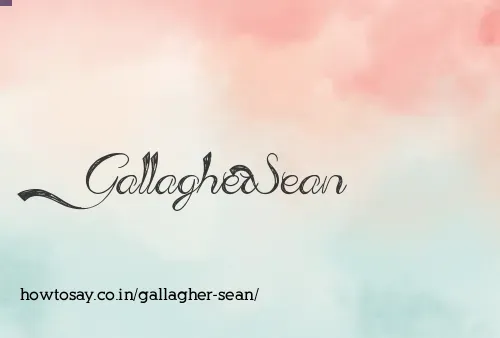 Gallagher Sean
