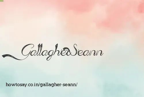 Gallagher Seann
