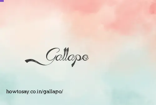 Gallapo