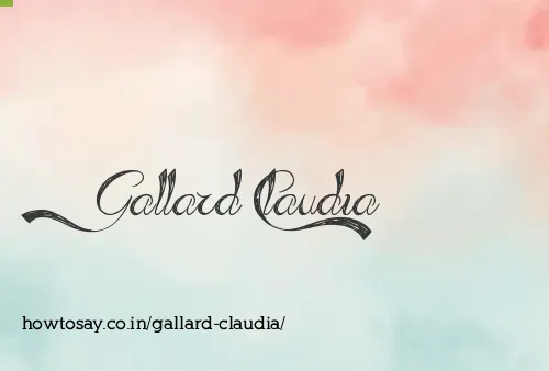 Gallard Claudia