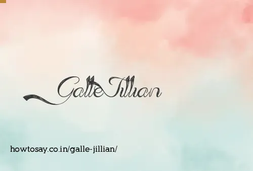 Galle Jillian