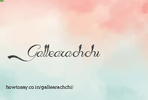 Gallearachchi