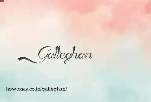 Galleghan