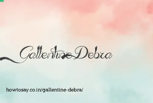 Gallentine Debra