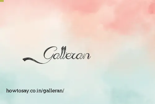 Galleran