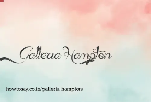 Galleria Hampton