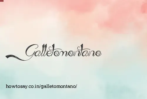 Galletomontano