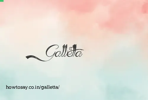 Galletta