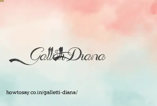 Galletti Diana