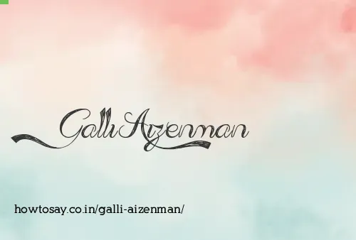 Galli Aizenman