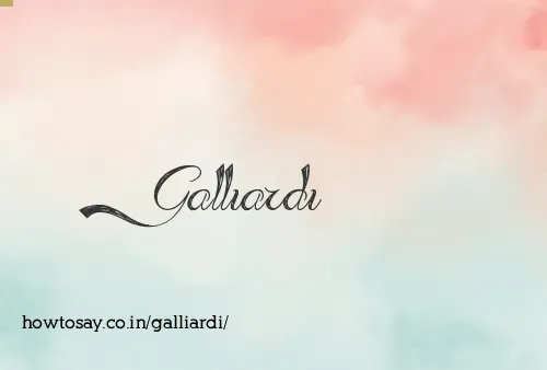 Galliardi