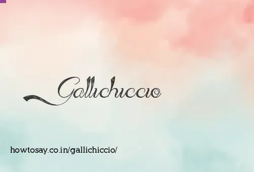 Gallichiccio
