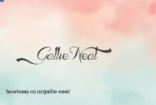 Gallie Neal