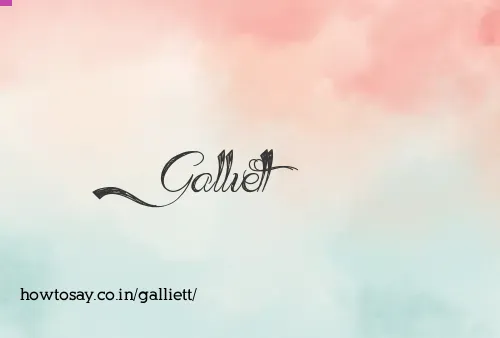 Galliett