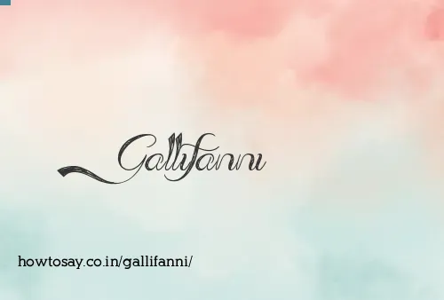 Gallifanni