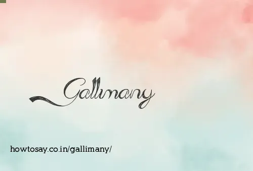 Gallimany