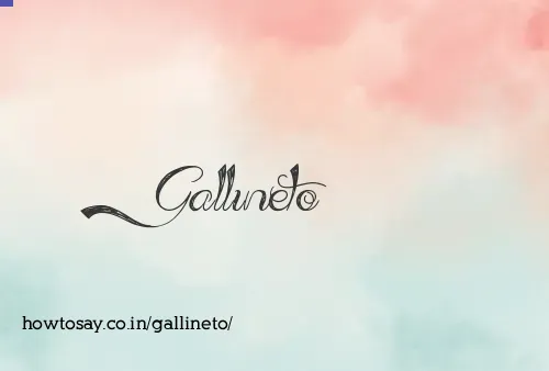 Gallineto