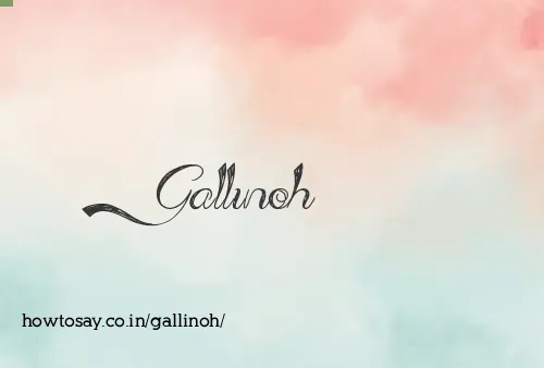 Gallinoh
