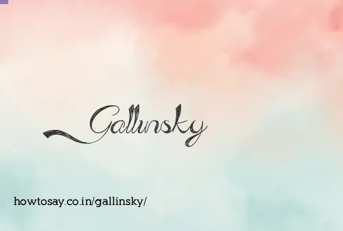 Gallinsky