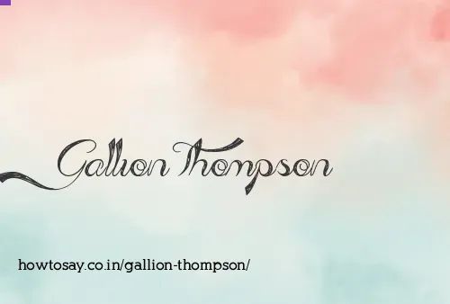 Gallion Thompson