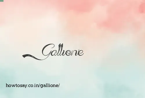 Gallione