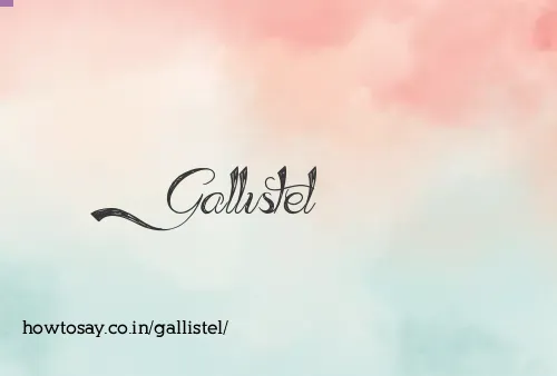Gallistel