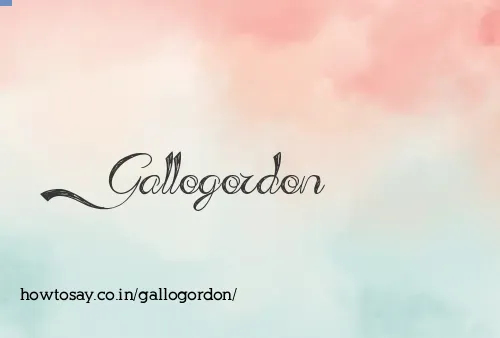 Gallogordon