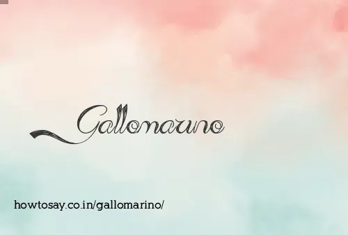 Gallomarino