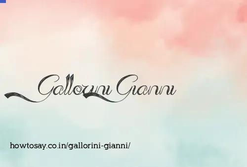 Gallorini Gianni