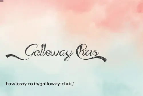 Galloway Chris