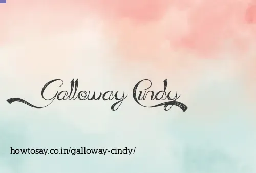 Galloway Cindy