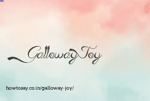 Galloway Joy