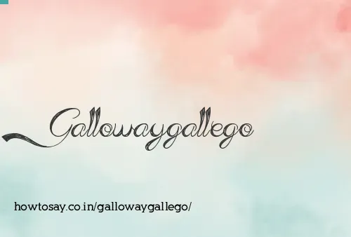 Gallowaygallego