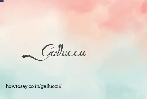 Galluccii