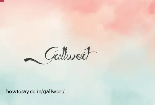 Gallwort